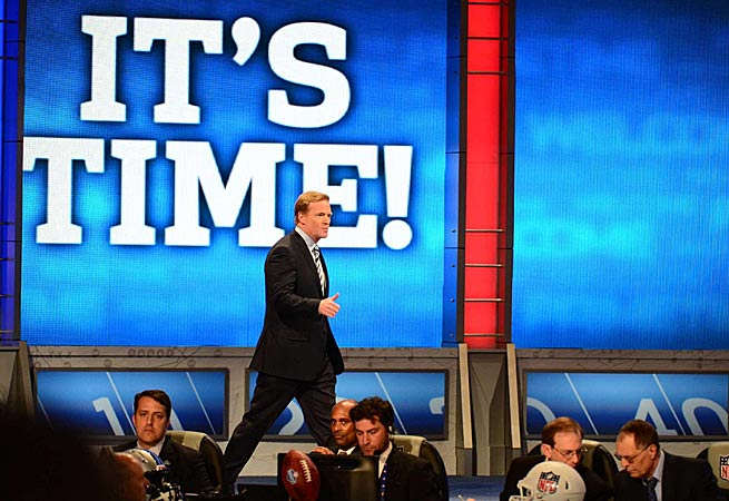 Marijuana advocates no doubt saw a different meaning in the words displayed as NFL commissioner Roger Goodell took the stage at last year's NFL Draft.